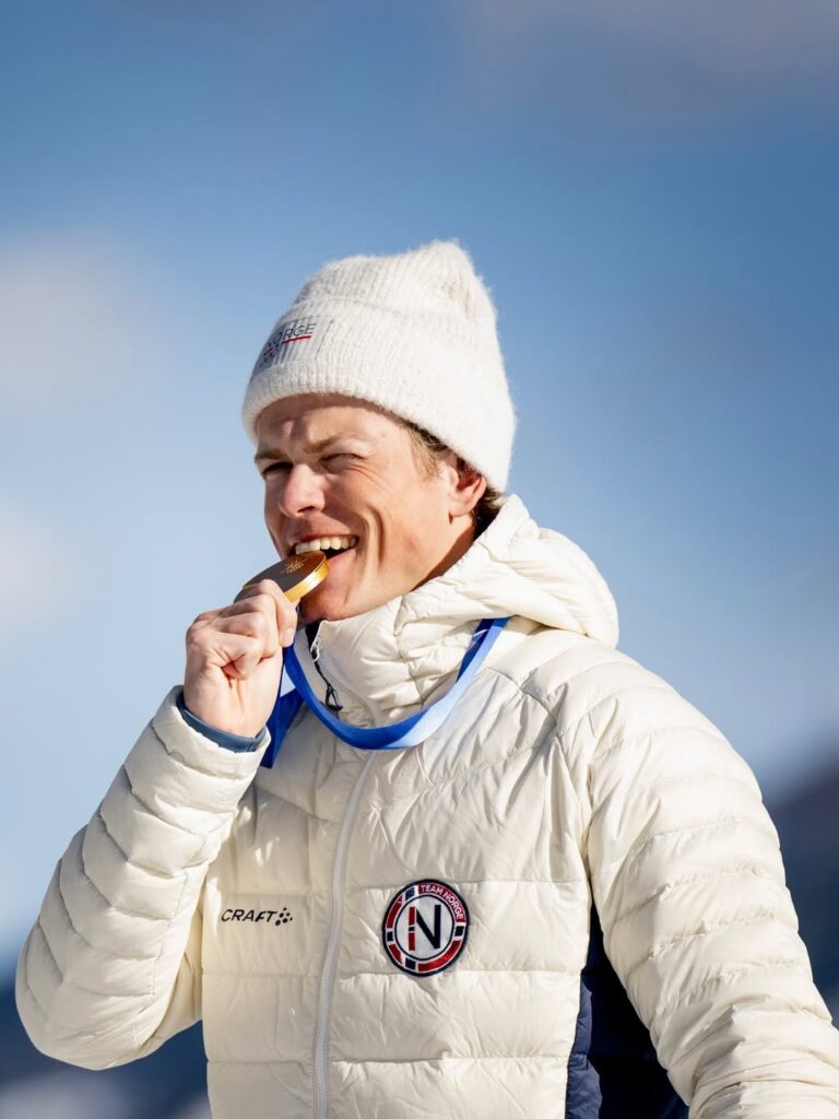 Norueguês atinge 9º ouro e se torna maior medalhista da história das