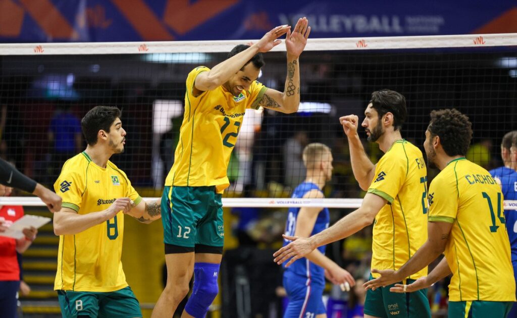Brasil x Itália na VNL 2026: horário e onde assistir ao jogo