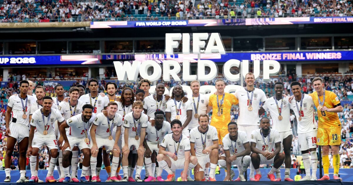 Inglaterra vence França e fica com terceiro lugar da Copa 2026