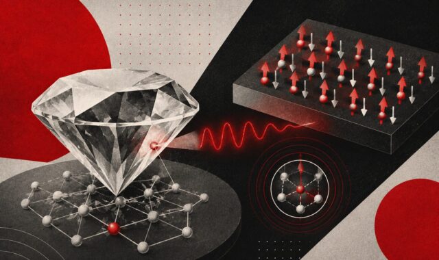 Altermagnetos diamante: defeito microscópico pode revolucionar eletrônicos