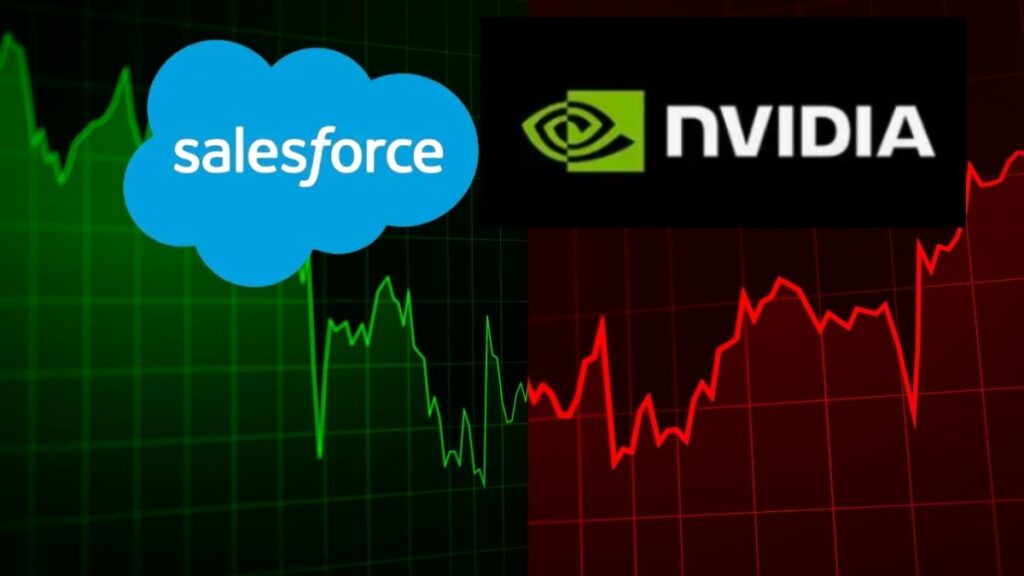 Salesforce lucro dobra e ação sobe 14%; Nvidia decepciona