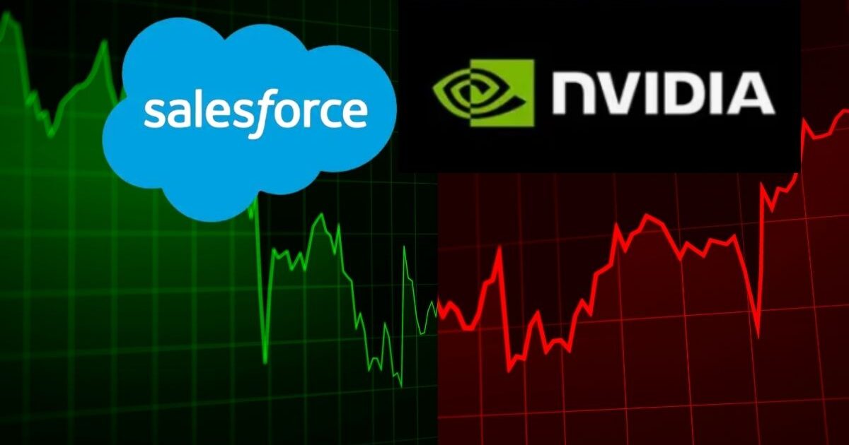 Salesforce lucro dobra e ação sobe 14%; Nvidia decepciona