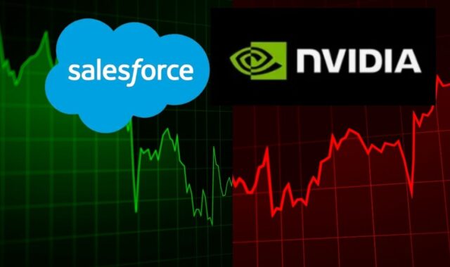 Salesforce lucro dobra e ação sobe 14%; Nvidia decepciona