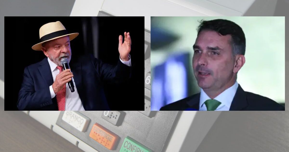 Pesquisa eleitoral Lula Flávio Bolsonaro mostra empate técnico