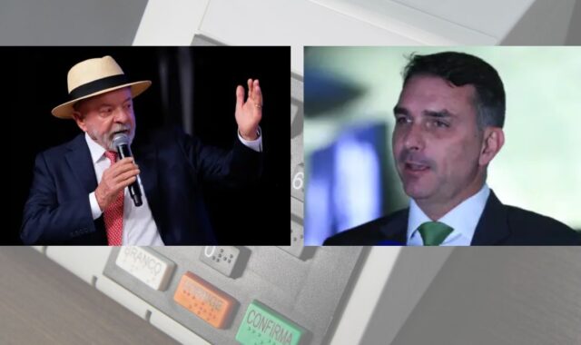 Pesquisa eleitoral Lula Flávio Bolsonaro mostra empate técnico
