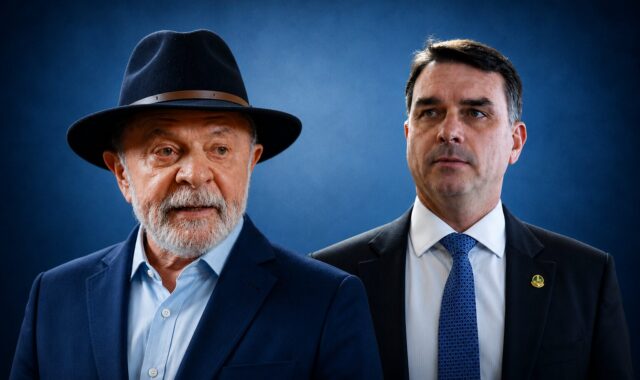 Flávio Bolsonaro e Lula empatam em pesquisa de 2º turno