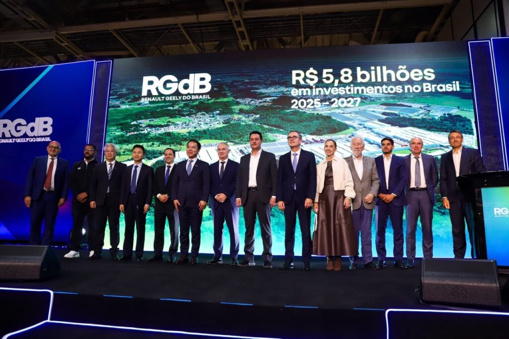 Renault e Geely investem R$ 2 bilhões em elétricos no Brasil
