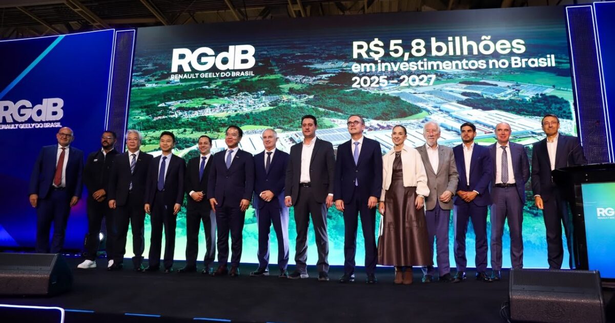 Renault e Geely investem R$ 2 bilhões em elétricos no Brasil