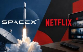 SpaceX ação sobe 8,5% e Netflix cai