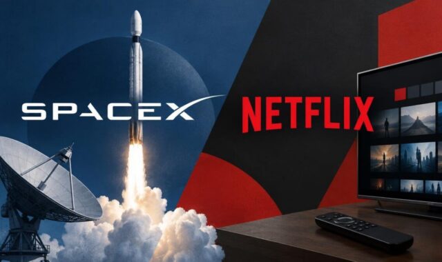 SpaceX ação sobe 8,5% e Netflix cai